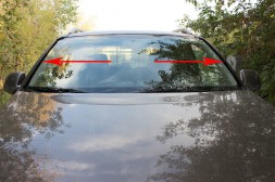 Дефлектор (водосток) лобового стекла Volkswagen Amarok 2010-