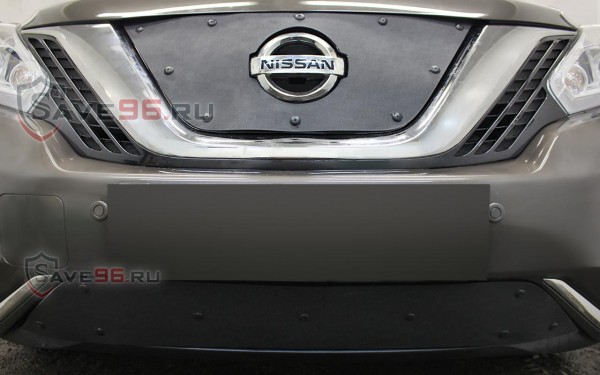 Защита радиатора «Премиум» на Nissan Murano, 2016-2019, 3 поколение (Z52)