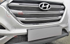 Защита радиатора «Оптимал» на Hyundai Tucson, 2015-2018, 3 поколение