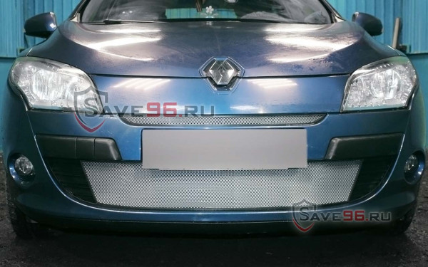 Защита радиатора «Стандарт» на Renault Megane, 2009-2012, 3 поколение