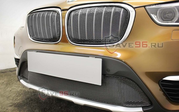 Защита радиатора «Премиум» на BMW X1, 2015-2019, 2 поколение (F48)