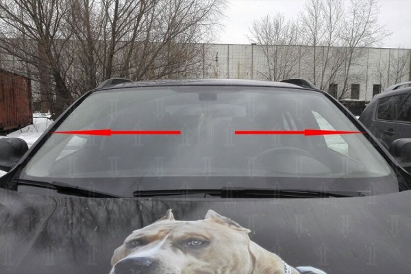 Дефлектор (водосток) лобового стекла BMW X1 (E84) 2009-2012, (E84 рестайлинг) 2012-2015