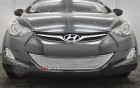 Сетка в бампер (решетка) «Премиум» на Hyundai Elantra, 2010-2014, 5 поколение (MD)